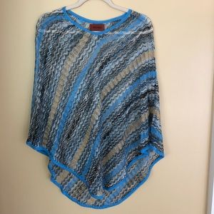 Metallic Missoni Poncho